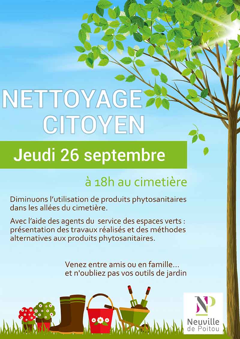 Affiche journée nettoyage cimetière web