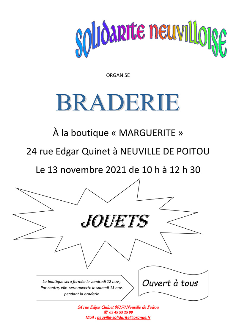 affiche BRADERIE JOUETS 2021 copie