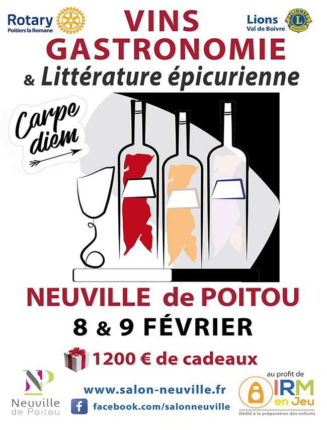 affiche salon vins