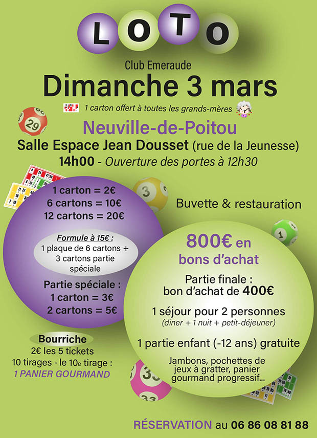 flyer LOTO 3 mars 2024