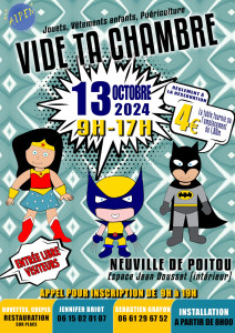 Affiche Vide ta chambre