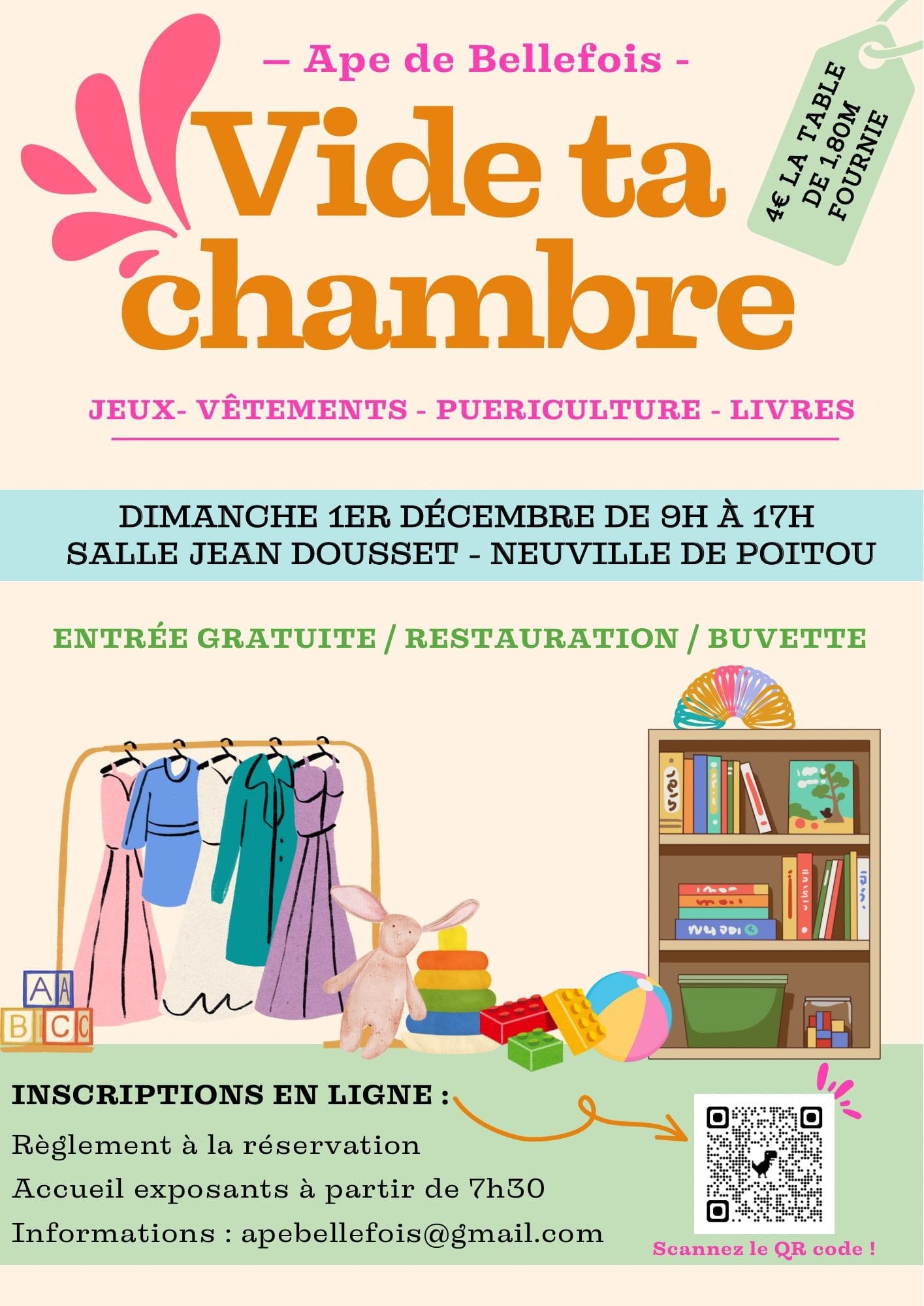 vide tachambre