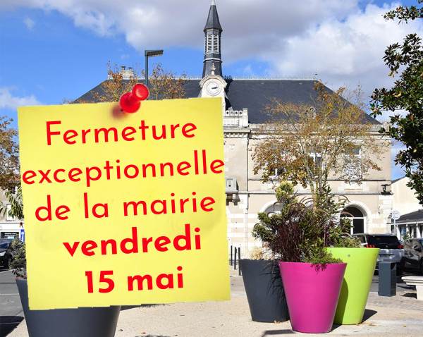 Fermeture exceptionnelle