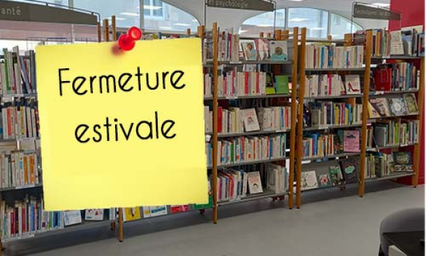 Fermeture de la médiathèque